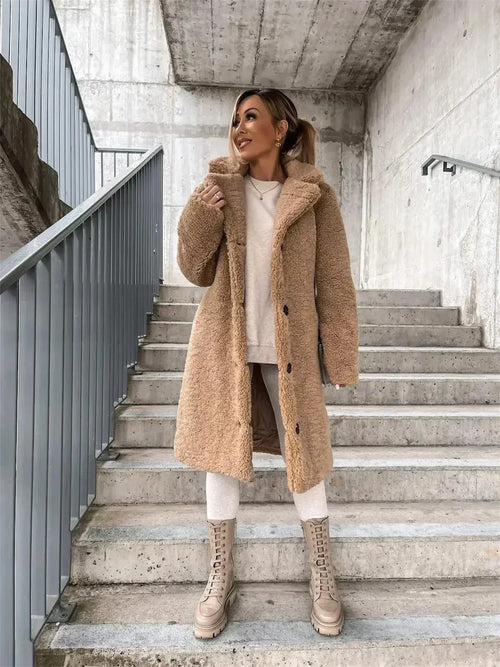 Women's Cosy Teddy Coat | Naomi™