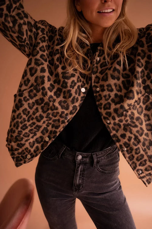 Women's Leopard Print Jacket