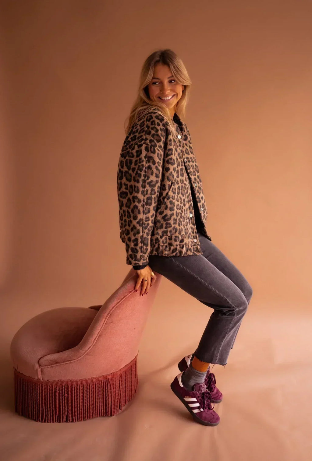 Women's Leopard Print Jacket