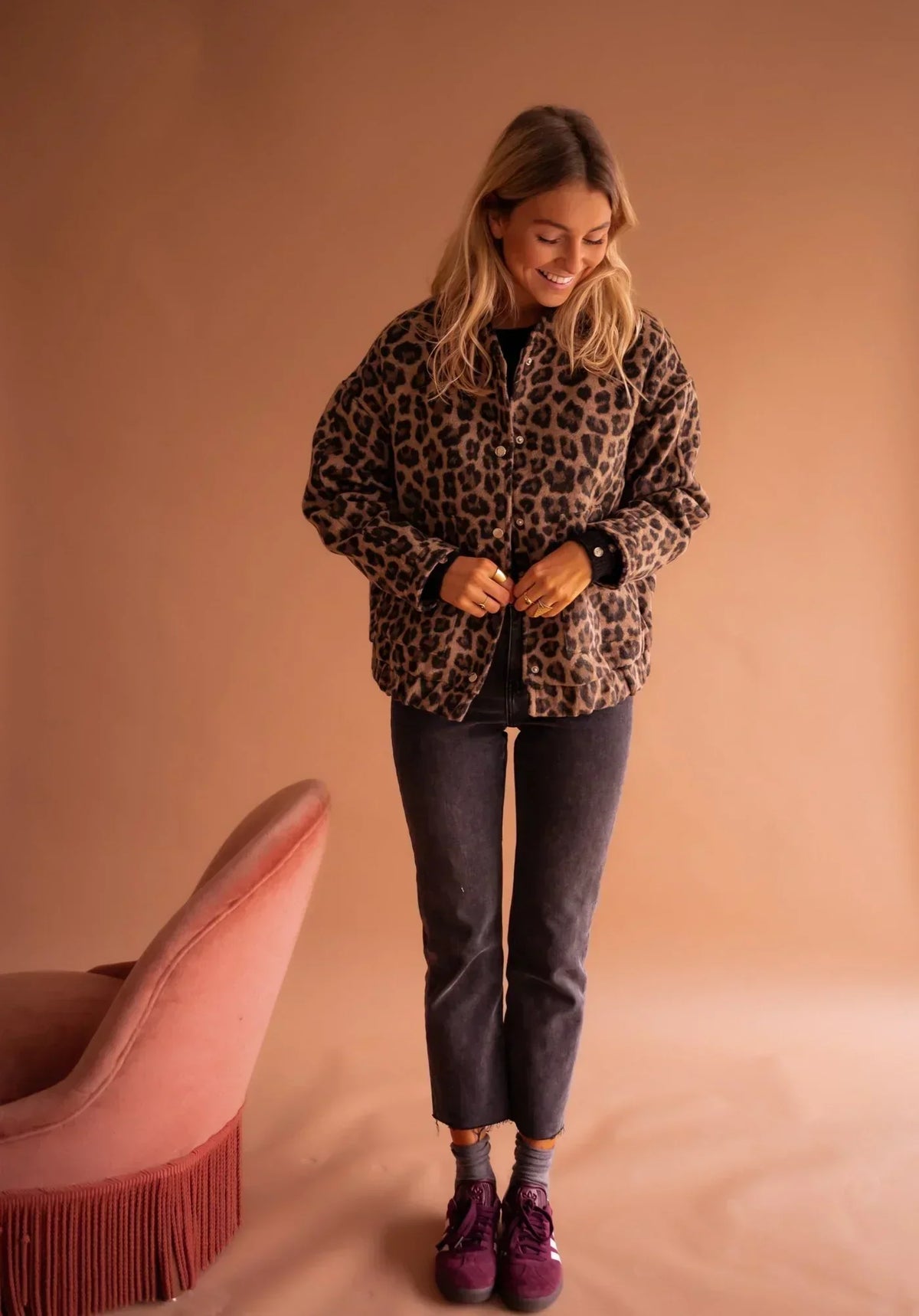 Women's Leopard Print Jacket